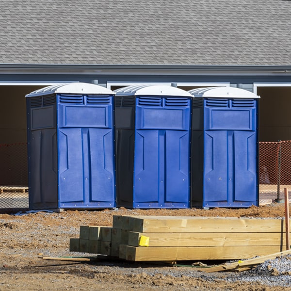 can i customize the exterior of the porta potties with my event logo or branding in Maplewood